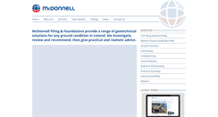 Desktop Screenshot of mcdonnellpiling.ie