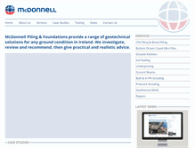 Tablet Screenshot of mcdonnellpiling.ie